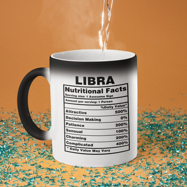 Hrnek "Libra Nutrition Facts"