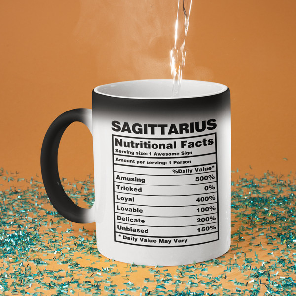 Hrnek "Sagittarius Nutrition Facts"