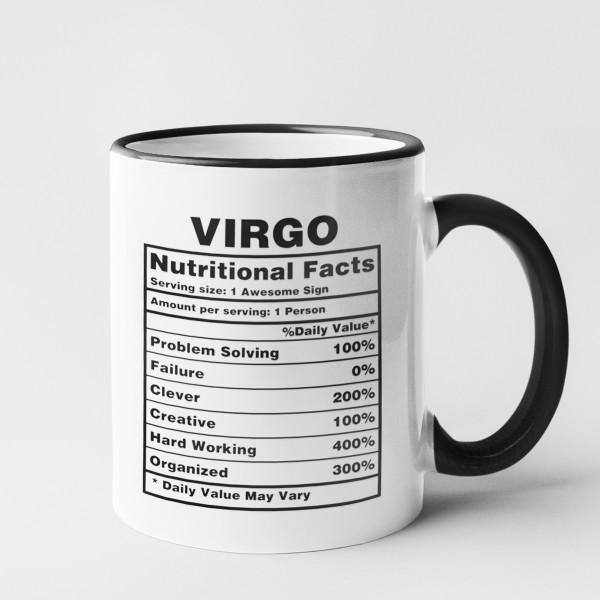 Hrnek "Virgo Nutrition Facts"