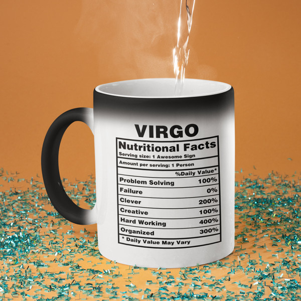 Hrnek "Virgo Nutrition Facts"