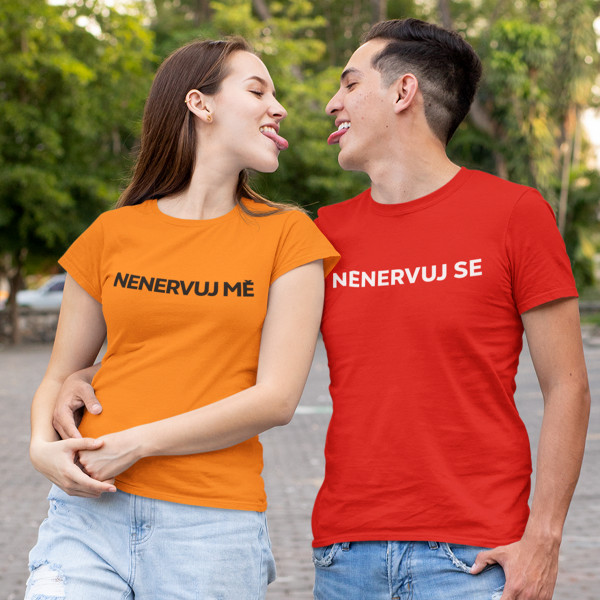 Sada triček "Nenervuj mě - nenervuj se"