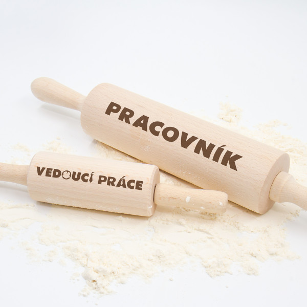 Sada válečků na těsto "Pracovník a vedoucí práce"