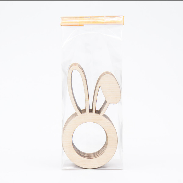 Sada kroužků na ubrousky "Bunny" (6 ks)