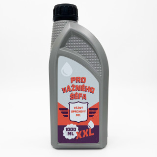 Sprchový gel XXL "Pro vážného šéfa - vážný sprchový gel" (1000ml)