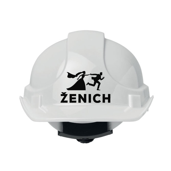 Stavební helma "Ženich"