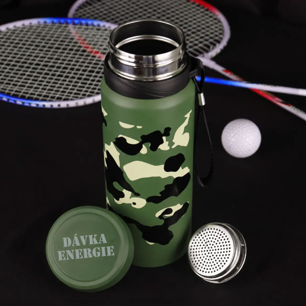 Termos w kamuflażu "Dávka energie", 800ml