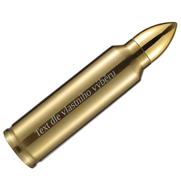 Termoska ve tvaru kulky s vaším vygravírovaným textem (1000ml)