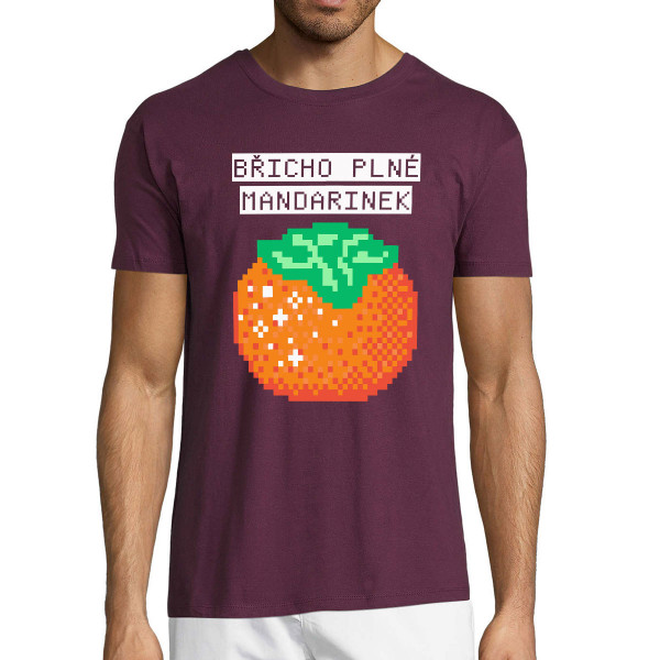 Tričko "Břicho plné mandarinek"
