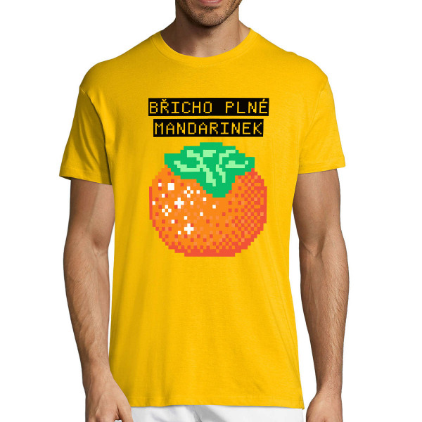 Tričko "Břicho plné mandarinek"