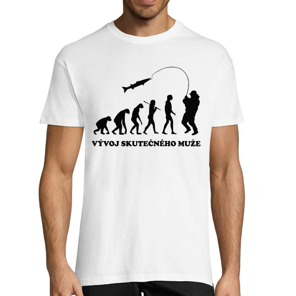 Tričko "Evoluce rybáře"