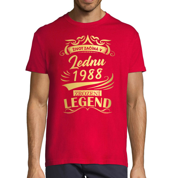 Tričko "Legenda" s vámi zvoleným datem