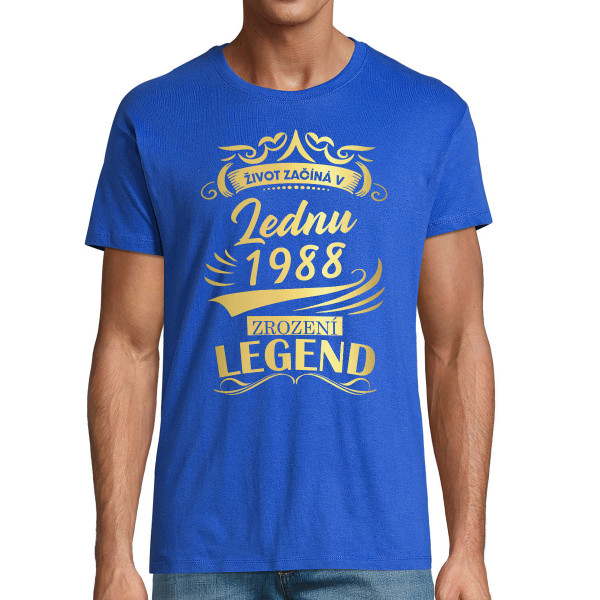 Tričko "Legenda" s vámi zvoleným datem