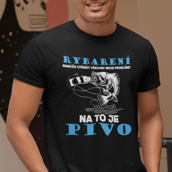 Tričko "Pivo a rybaření"