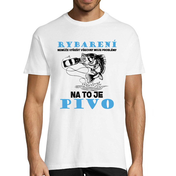 Tričko "Pivo a rybaření"