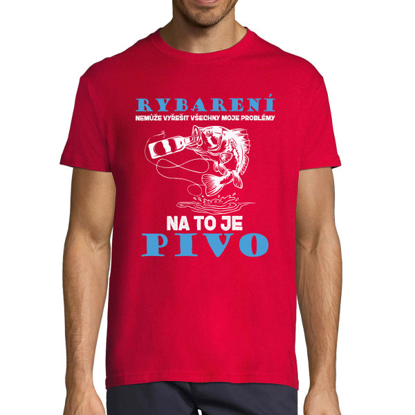 Tričko "Pivo a rybaření"