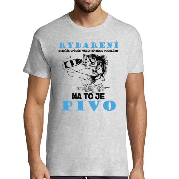 Tričko "Pivo a rybaření"