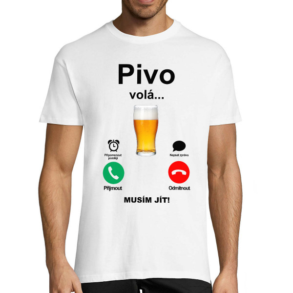 Tričko "Pivo volá"