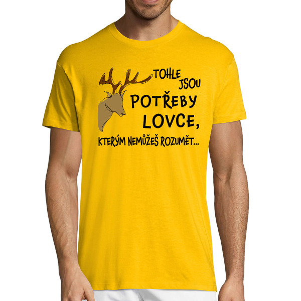 Tričko "Potřeby lovce"