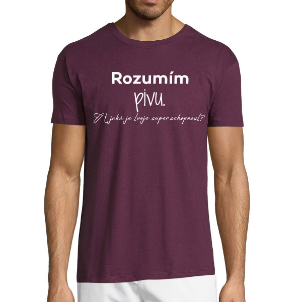 Tričko "Rozumím pivu"