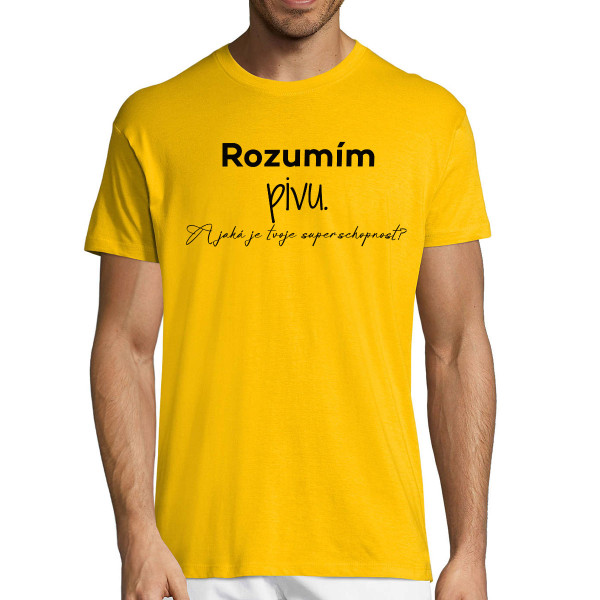 Tričko "Rozumím pivu"