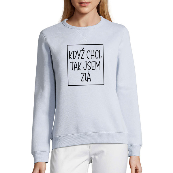 UNISEX pastel "Sully" sweatshirt "Naštvaný" UNISEX pastel "Sully" sweatshirt "Naštvaný"