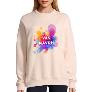 UNISEX pastelová mikina "Sully" s vaším vlastním designem