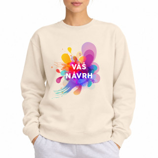 UNISEX pastelová mikina s vaším vlastním designem