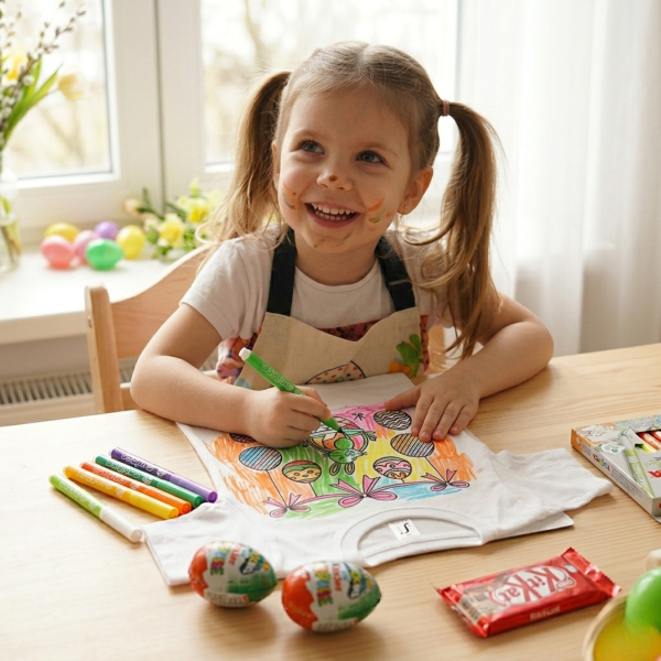 Dětská dárková sada "Barevné Velikonoce"