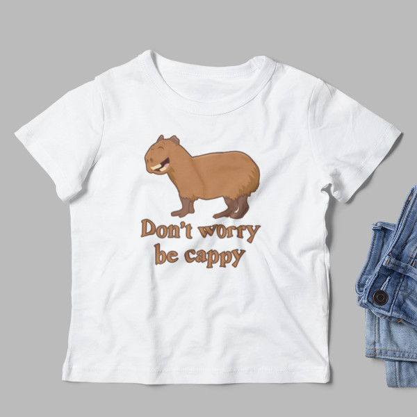 Dětské tričko "Don't worry be cappy"