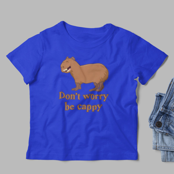 Dětské tričko "Don't worry be cappy"