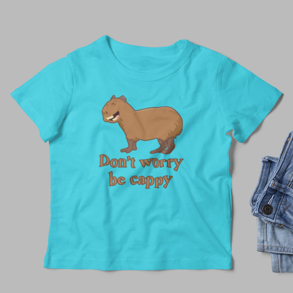 Dětské tričko "Don't worry be cappy"
