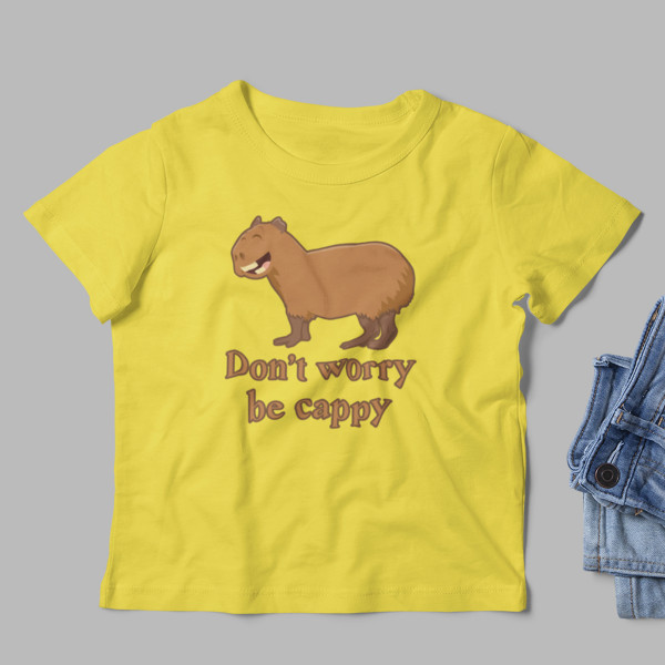 Dětské tričko "Don't worry be cappy"