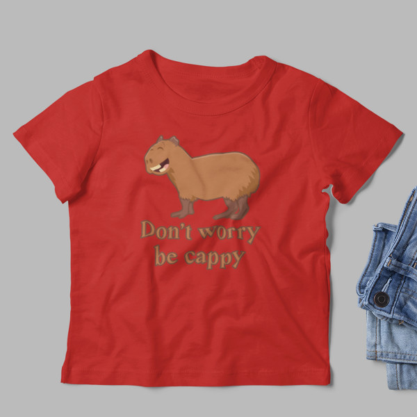 Dětské tričko "Don't worry be cappy"