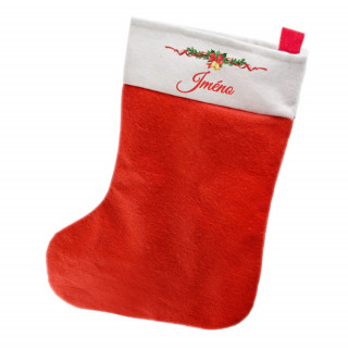 Vánoční ponožka se jménem dle Vašeho výběru
