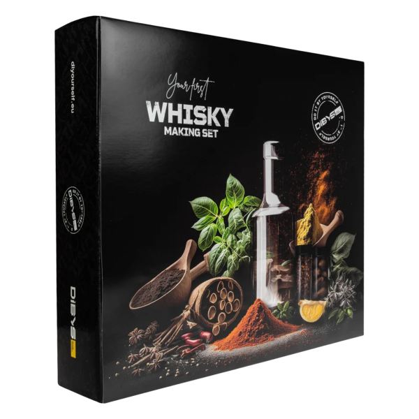 Sada na výrobu whisky s kořením a koktejlovými nástroji