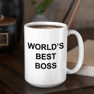 Hrnek XL "World's best boss" (450ml)