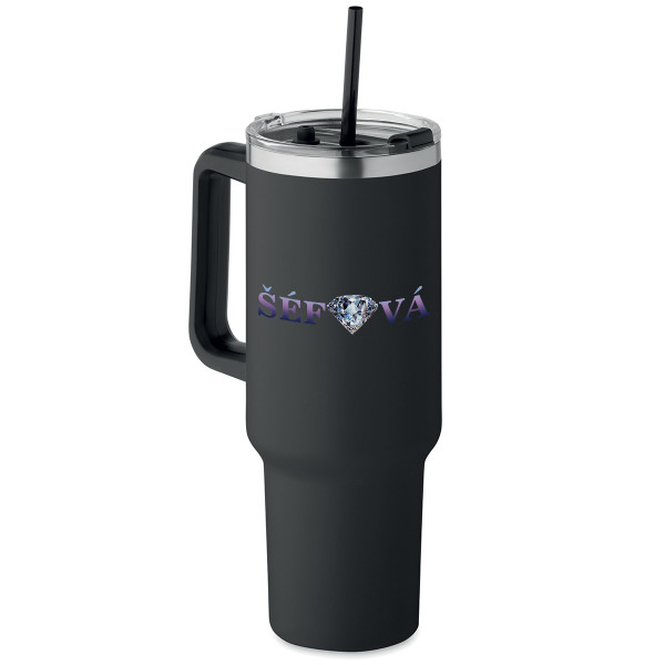 XL termohrnek "Šéfová" (1200ml)