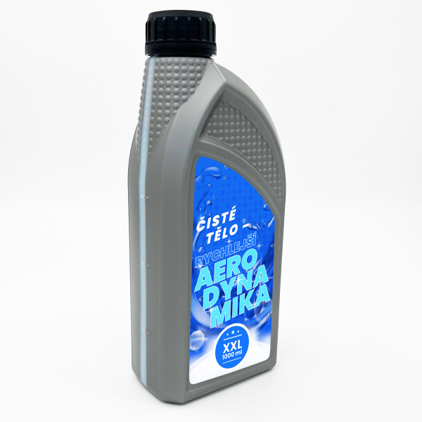 XXL sprchový gel "Čisté tělo - rychlejší aerodynamika" (1000 ml) XXL sprchový gel "Čisté tělo - rychlejší aerodynamika" (1000 ml)