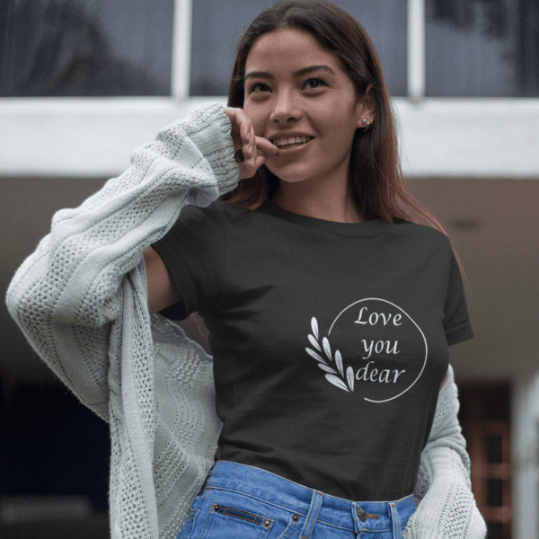 Dámské tričko "Love you dear"